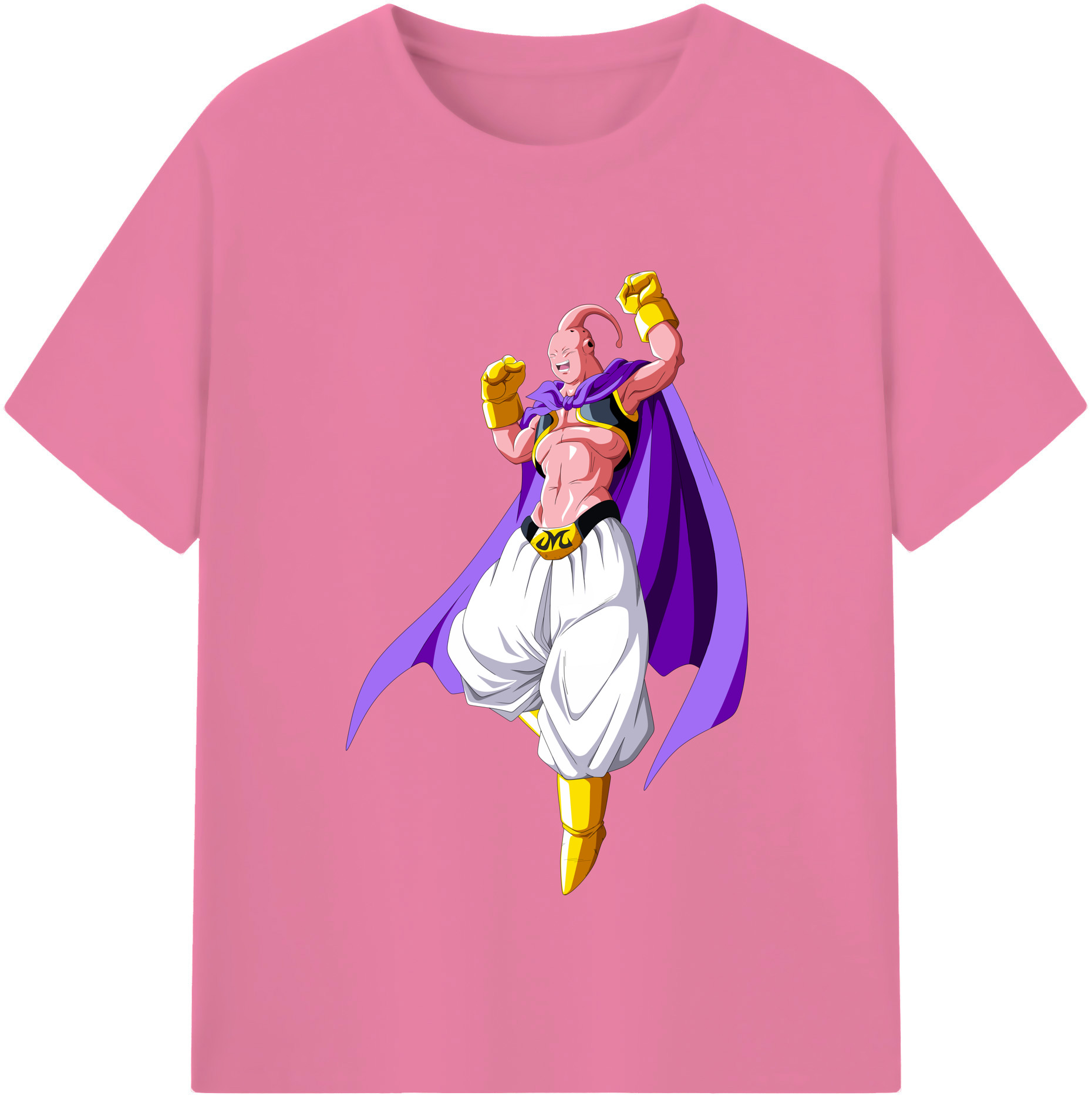 （画像用） ドラゴンボール 魔人ブウ DRAGON BALL Majin Buu 綿100％半袖Tシャツ（フロントプリント）